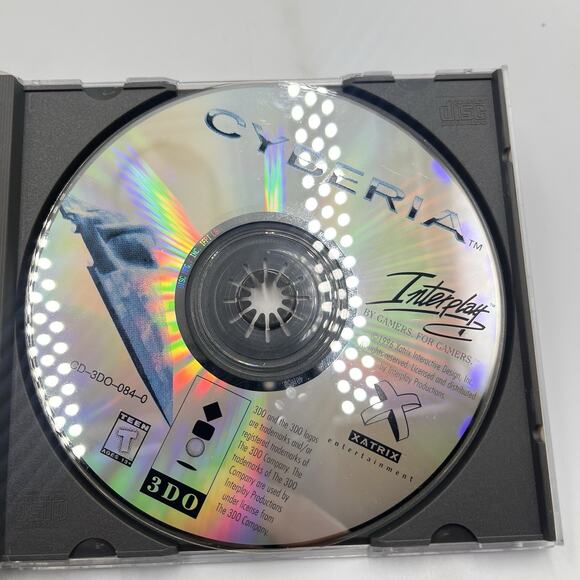 Cyberia Panasonic 3DO Video Game Mint Disc! Tested - Picture 5 of 7